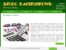 Tablet Screenshot of biurorachunkoweozorkow.pl